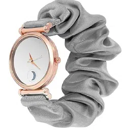 WATCHSTAR Women Patterned Dial & Textured Straps Digital Watch scrunchies new watch pack of 5 image 5