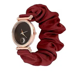 WATCHSTAR Women Dial & Textured Straps Digital Watch new design scrunchies pack of 8 image 4