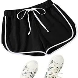 Printed Women Multicolor Basic Shorts-image-1