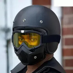 kesri Face Mask Bike Riding Goggles Glasses Face Dust Mask With Detachable Motorcycle Face mask for bike rider BlowtorchSafety Goggle image 5