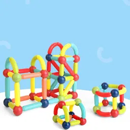 medivedas Magnetic Building Blocks for Kids 32 Pcs Set for Endless Construction Fun image 2