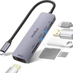 ELEPHANTBOAT 6 in 1 USB C HUB with One USB C PD100W Fast Charging Port for Various Devices 6 in 1 USB C Hub with USB C PD 100W Fast Charging Port Converter Dock-picture-23