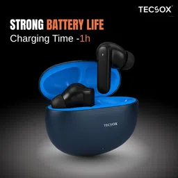 tecsox Pulse 611 Bluetooth Earbuds | Deep Bass | Under ₹1000 Bluetooth Headset image 3