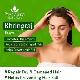 yesaara naturals 100gm Pure Herbal Kesraj Powder for Hair Repair image 5