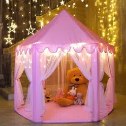 Princess Castle Tent House For Kids Tent House for Kids..l( Light Not Include)-image-15