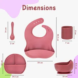 adore Advanced Brillio! Silicone Feeding Set- Pack of 5- Food Grade - Silicone image 5