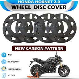 otoroys 17 Inch Set of 4 New Carbon Finish Pro Disc Wheel Cover For Honda Hornet 2.0 Bike Fairing Kit-picture-14
