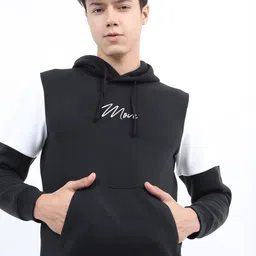 ketch Men Full Sleeve Color Block Hooded Sweatshirt-picture-13