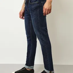 lee Men Slim Mid Rise Blue Jeans image 3