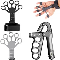 pheonix 5-100kg Counter Hand Grip Strengthener & Finger Exerciser (Pack of 2) Hand Grip/Fitness Grip-picture-35