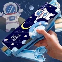 nh world SKY Travel Pencil Box for Boys Girls Kids Geometry Box-picture-30