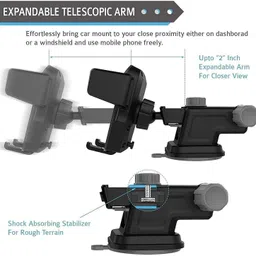 wifton Car Mobile Holder for Dashboard, Windshield, Anti-slip image 3