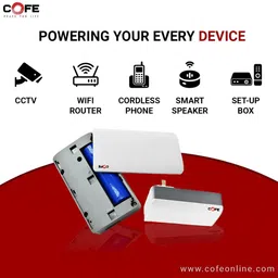COFE CF-UN03 UPS Battery Power Backup Upto 5-6 Hours | 1 x 2600mAh Power Backup for Router image 3