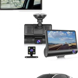 maties 4inch 3Way Car DVR Camera 1080P Video Recorder Cameras 105 Black LCD-picture-26