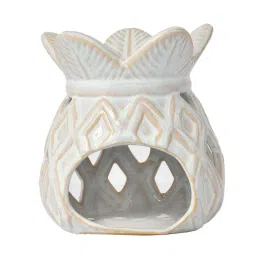tayhaa Pineapple Aromatherapy White Ceramic Oil Diffuser image 2