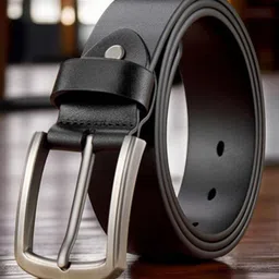 roadster Men Formal Black Genuine Leather Belt-picture-24