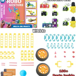 witblox Robo Gesture Sensor Kit for Kids, RC Car & Robotic Arm STEM Educational Toy image 2