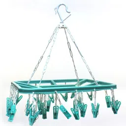 siddhihanger Baby Clothes Drying Rack With 32 Clips Plastic Tie Hanger For Tie image 2