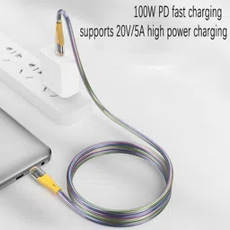 Verilux High Performance USB C 100W Cable Fast Charging Durable USB Adapter image 2