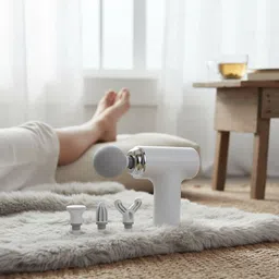 veenova Gun Massager, 4 Heads, Rechargeable, Handheld, Massager-picture-21