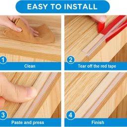 zywell 3 Meter Baby Proofing Edge Protector Strip | Soft Silicone Edge Guard image 5