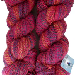 ganga Zinea Hand Knitting Yarn (Multi Ruby Pink) (Hanks-200gms)-picture-24