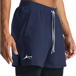 prosharx Solid Men Blue Sports Shorts-picture-23