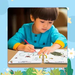 countrylink 64 Pages Pen Control Training Book for Kids Age 2+ with Markers & Accessories image 3