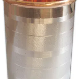 prisha india craft Steel Copper Pitcher with 5 Tumblers Best Quality Drinkware Set for Ayurveda Healing Jug Glass Set image 5