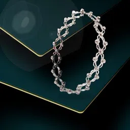 the velvet box Sterling Silver Ring Bracelet image 4