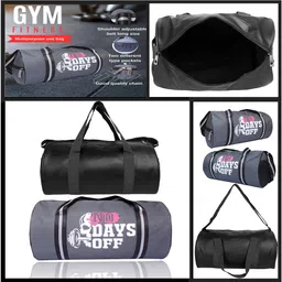 ananya enterprises 15 L Gym Duffel Bag - Gym Bag 2 Set Combo Duffle Bag for Men and Women - Black-picture-24
