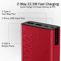 miox 200000 mAh 30 W Compact Pocket Size Power Bank image 3