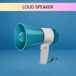 guggu King Bhopu with High Volume Speaker, Battery Backup and Recording FeatureE438 Handheld Megaphone and Rechargeable Siren Loudspeaker With USB/Memory CardG378 Outdoor PA System image 1