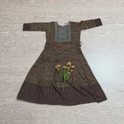 annamalaiyar tex Women Embroidered Pure Cotton Anarkali Kurta image 2