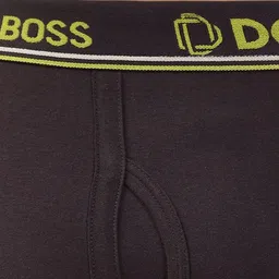 bigboss Pack of 2 Combed Cotton Double Pouch Support Solid Men Trunk image 4