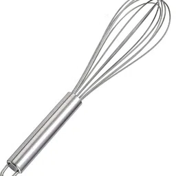 omkarixa Stainless Steel Wire Hand Whisk Cooking, Blending, Whisking, Beating & Stirring Stainless Steel Balloon Whisk image 1