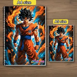 noteme Action Anime Art Covers A5 Notebook Unruled 200 Pages image 5