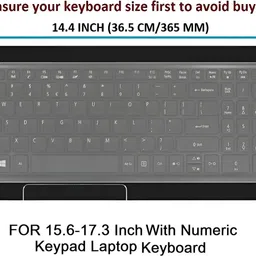 HRKE Universal Silicone Protector for 15.6-inch (Pack Of 1) Laptop Keyboard Skin image 3