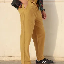 Kook N Keech Men Vintage Vibes Adjustable Tab Pleated Trousers-picture-34