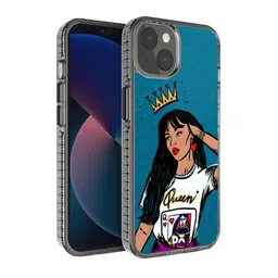 DailyObjects Blue & Beige Queen Babe Stride 2.0 iPhone 13 Phone Case-picture-14