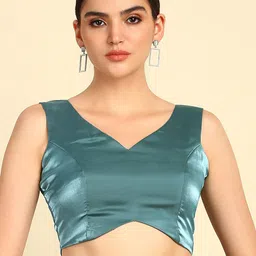 Soch V-Neck Saree Blouse-picture-18