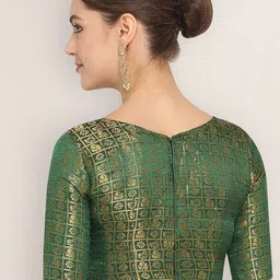 Oomph! Woven Design Saree Blouse image 3