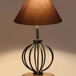Devansh Grey Solid Table Lamp image 4