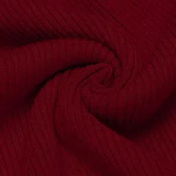 clothify Men Self Design Turtle Neck Red Sweater image 4