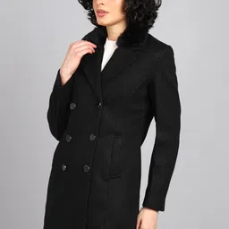 breil by fort collins Tweed Solid Coat For Women image 2