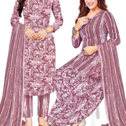 vihaanexim Unstitched Crepe Salwar Suit Material Printed-picture-10