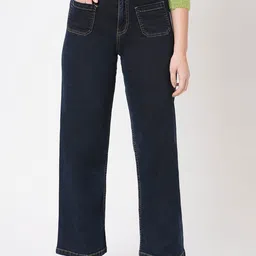 Kraus Jeans Women Wide Leg High-Rise Clean Look Jeans-picture-30