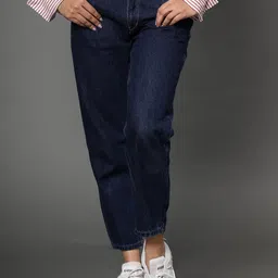 BAESD Women Jean Straight Fit High-Rise Cotton Jeans-image-67