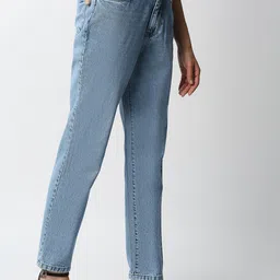 Kraus Jeans Women Clean Look Straight Fit High-Rise Cotton Jeans image 2