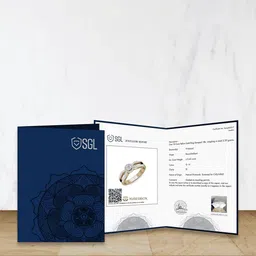 KUBERBOX Trikon 18K Yellow Gold Diamond Studded Nose Pin-1g image 3